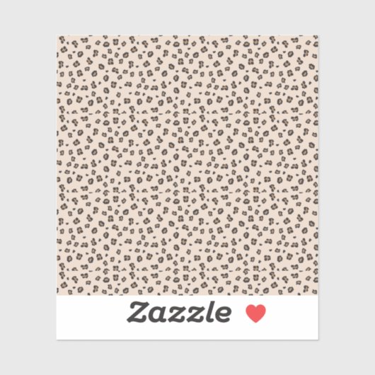 Klassisches Leopard-Notebook Aufkleber (Blatt)