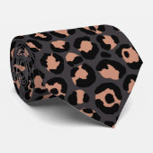 Klassisches Leopard-Serien-Design 11 Krawatte (Gerollt)