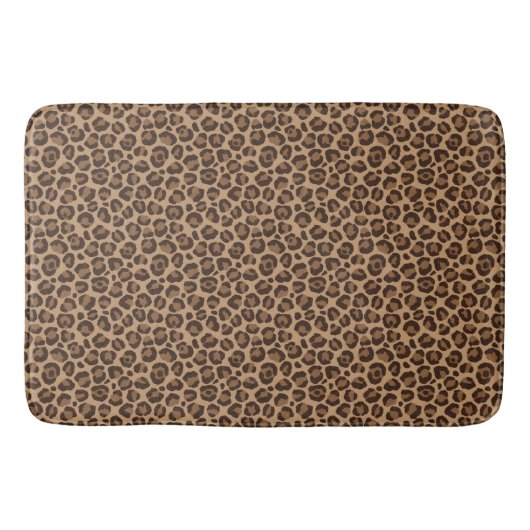 Klassisches Leopard-Serien-Design 12 Badematte (Vorderseite)