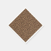 Klassisches Leopard-Serien-Design 12 Serviette (Ecke)