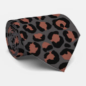 Klassisches Leopard-Serien-Design 2 Krawatte (Gerollt)