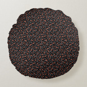 Klassisches Leopard-Serien-Design 2 Rundes Kissen