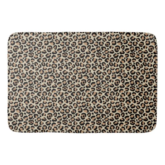 Klassisches Leopard-Serien-Design 9 Badematte (Vorderseite)
