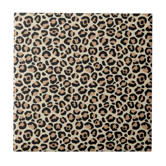 Klassisches Leopard-Serien-Design 9 Fliese (Vorderseite)