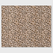 Klassisches Leopardenmuster Geschenkpapier (Flach)