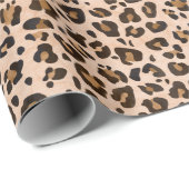 Klassisches Leopardenmuster Geschenkpapier (Rolleneckpunkt)