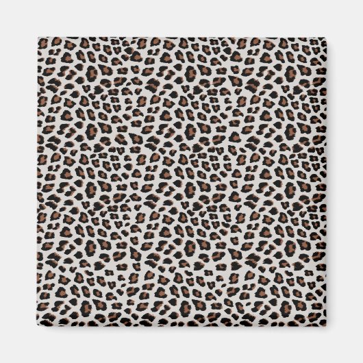 Klassisches Leopardenmuster Magnet (Vorne)