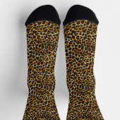 Klassisches Leopardenmuster Socken (Oben)