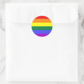 Klassisches LGBT-Set Runder Aufkleber (Tasche)