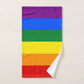 Klassisches LGBTQ-Rainbow-Prilag Badhandtuch Set (Handtuch)