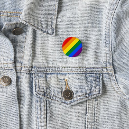 Klassisches LGBTQ-Rainbow-Prilag Button (Beispiel)