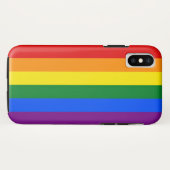 Klassisches LGBTQ-Rainbow-Prilag Case-Mate iPhone Hülle (Rückseite (Horizontal))