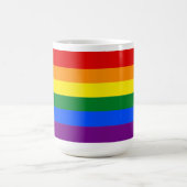 Klassisches LGBTQ-Rainbow-Prilag Kaffeetasse (Mittel)
