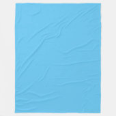 KLASSISCHES LICHT BLAU FLEECEDECKE (Vorderseite)