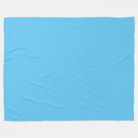 KLASSISCHES LICHT BLAU FLEECEDECKE (Vorderseite (Horizontal))