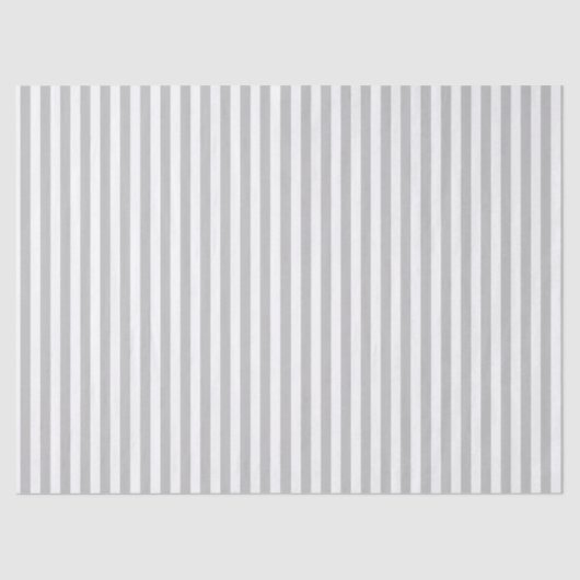 KLASSISCHES LICHT GRAY STRIPED SEIDENPAPIER (Vorderseite)