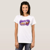 Klassisches Lila BRUNCH TIME Statement T-Shirt v2 (Vorne ganz)