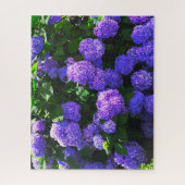 Klassisches Lila-realistisches Hydrangea-Puzzle Puzzle (Vertikal)