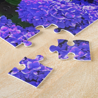 Klassisches Lila-realistisches Hydrangea-Puzzle Puzzle