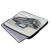 Klassisches LKW-Bild Neopren-Laptop-Sieb Laptopschutzhülle (Vorne Knopf)