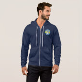 Klassisches Logo DEJA Zip Hoodie (Vorne ganz)