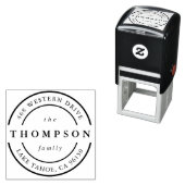 Klassisches Logo | Rücksendeadresse von Familienna Permastempel (Beispiel)