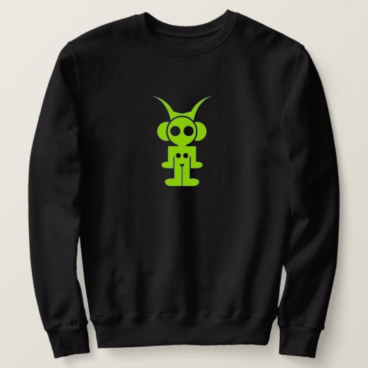 klassisches Logo vorne grün Sweatshirt (Design vorne)