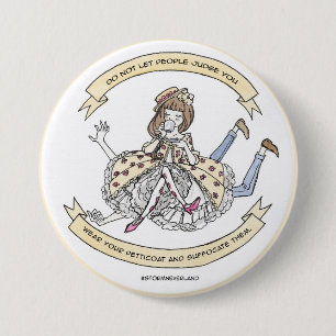 Klassisches Lolita ersticken Button