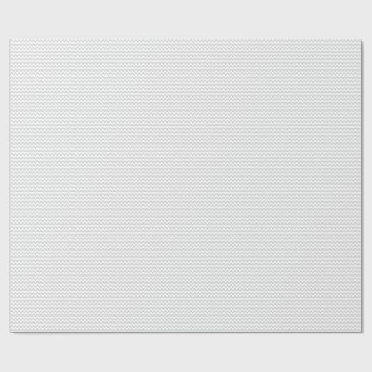 Klassisches Lt Gray Whin#2 Zickzack Zig-Zag-Muster Geschenkpapier (Flach)