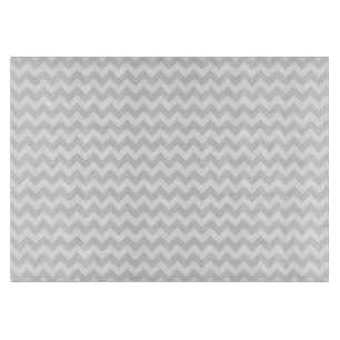 Klassisches Lt Gray Whin#2 Zickzack Zig-Zag-Muster Schneidebrett