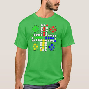 Klassisches Ludo-Brettspiel T-Shirt