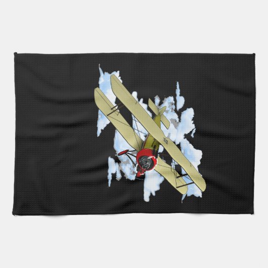 Klassisches Luftfahrzeug Geschirrtuch (Horizontal)