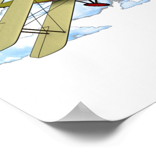 Klassisches Luftfahrzeug Poster (Ecke)