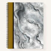 Klassisches Marble Sketchbook-Geschenk Notizblock (Vorderseite)