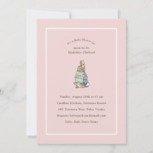 Klassisches Märchenbuch Kaninchen Gingham Vintage  Einladung