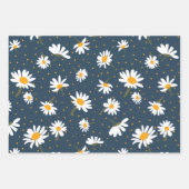 Klassisches Marineblach-Muster Geschenkpapier Set (Vorderseite 3)