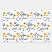 Klassisches Marineblach-Muster Geschenkpapier Set (Vorderseite 2)