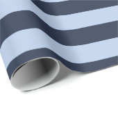 Klassisches maritimes Muster Geschenkpapier Rolle (Rolleneckpunkt)