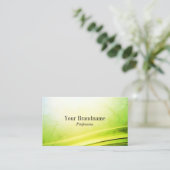 Klassisches Marmor Grüne abgerundete Dekoration Ex Visitenkarte (Stehend Vorderseite)