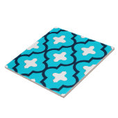 Klassisches marokkanisches Fliesen-, Indigo-und Fliese (Seite)