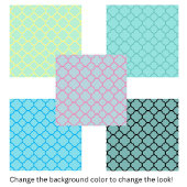 Klassisches marokkanisches Quatrefolienmuster Fliese