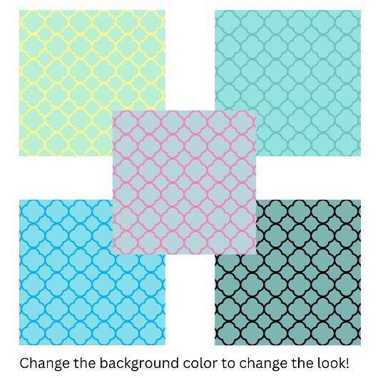 Klassisches marokkanisches Quatrefolienmuster Fliese