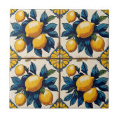 Klassisches mediterranes Zitronenland Fliese (Vorderseite)