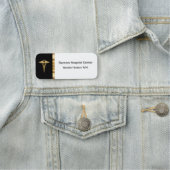 Klassisches medizinisches Symbol Namensschild (Beispiel)