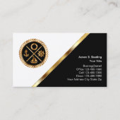 Klassisches Meeresglühen Visitenkarte (Vorderseite)