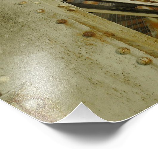 Klassisches Metall Fotodruck (Ecke)