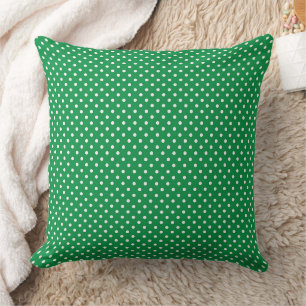 Klassisches Mikro-Polka-Dot-Nahtlos-Muster Kissen