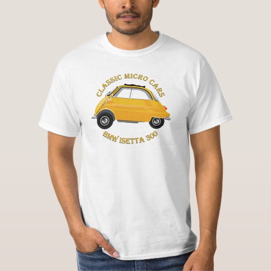 Klassisches Mikroautot-shirt BMW Isetta T-Shirt (Vorderseite)