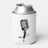 klassisches Mikrofon Dosenkühler (Kanne Vorderseite)