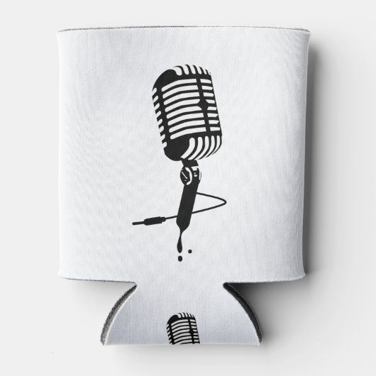 klassisches Mikrofon Dosenkühler (Vorderseite)